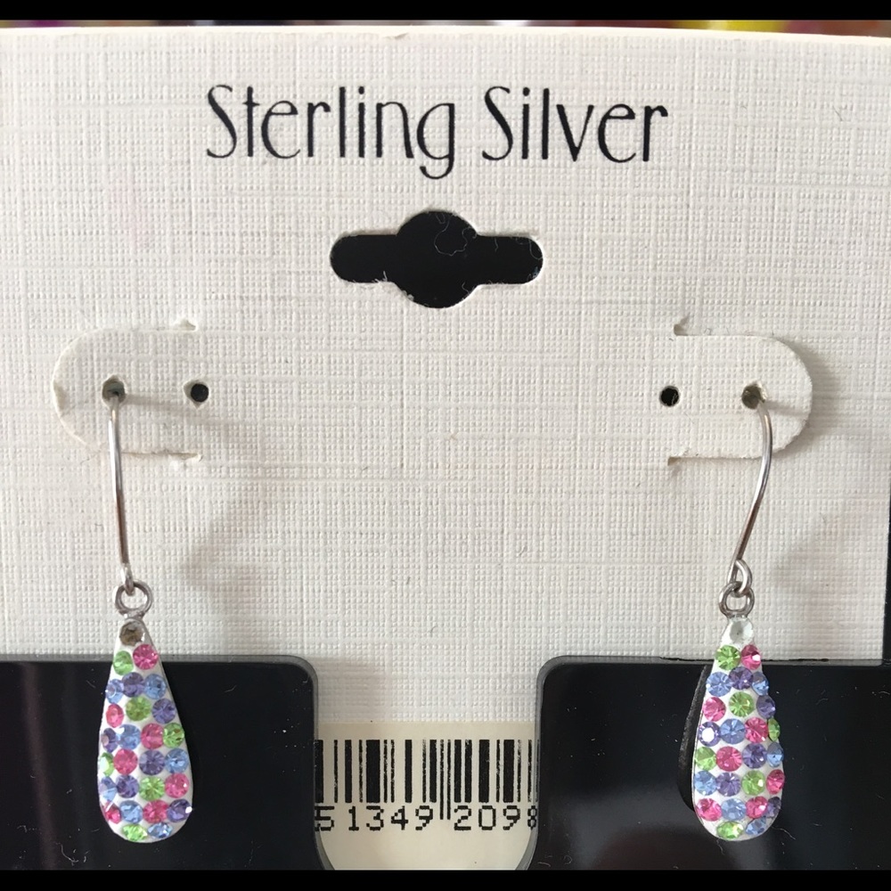 Fashion sterling silver girls earrings